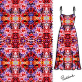 Abstract Floral Digital Printed Fabric